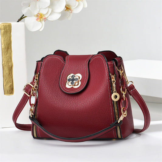 Women's Minimalist Convertible Purse - Sleek Shoulder & Crossbody Bag with Top Handle, Quiet Luxury Small Handbag for Everyday Chic