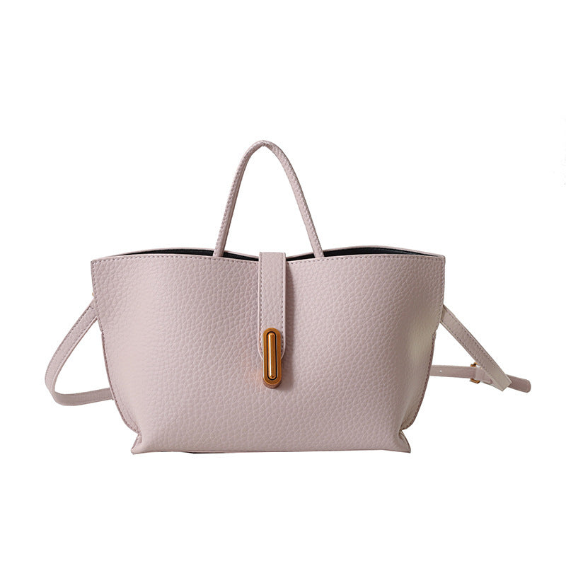 Women's Vintage Commuter Tote - XL Capacity Pebbled PU or Sueded Tote | Convertible Carry & Retro Design