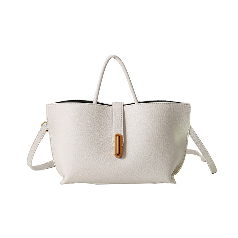 Women's Vintage Commuter Tote - XL Capacity Pebbled PU or Sueded Tote | Convertible Carry & Retro Design